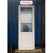 БУ Пластиковые Двери 2240 (В) х 810 (Ш) Балконные