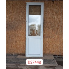 Б/У Пластиковые Двери 2200 (В) х 700 (Ш) Балконные