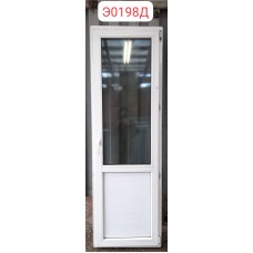Б/У Пластиковые Двери 2190 (В) х 760 (Ш) Балконные