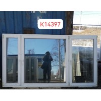 Б/У Окна Пластиковые 1420 (В) х 2650 (Ш)