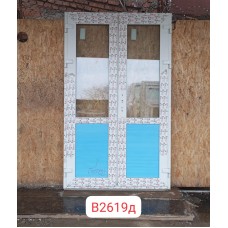БУ Пластиковые Двери 2370 (В) х 1440 (Ш) Входные Штульповые