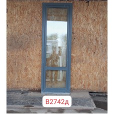 Б/У Двери Пластиковые 2200 (В) х 730 (Ш) Балконные