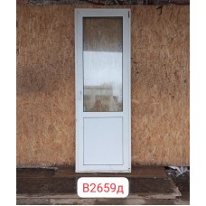 Б/У Пластиковые Двери 2250 (В) х 770 (Ш) Балконные